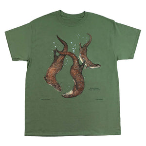 Adult River Otters T Shirt