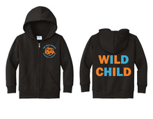 Load image into Gallery viewer, Toddler Full Zip Up Sweatshirt Wild Child