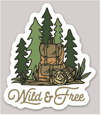 Backpacker Sticker