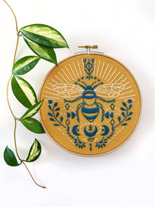 Bee Embroidery Kit