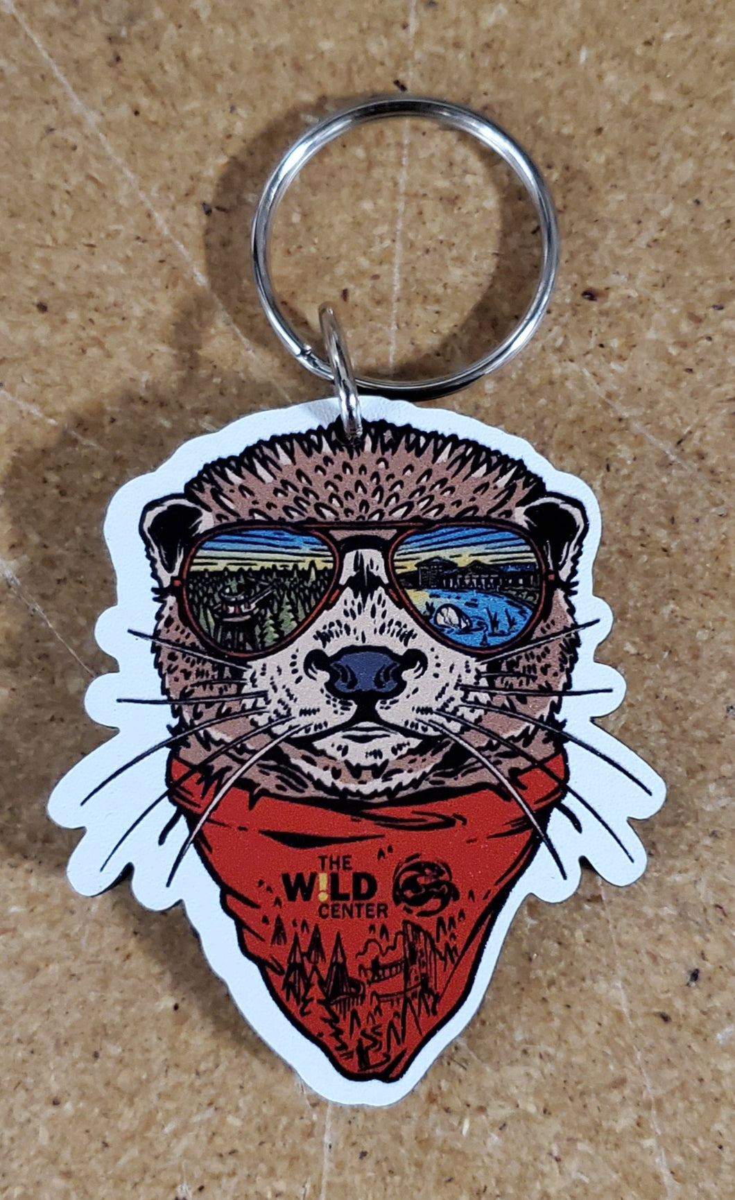 Otter with Sunglasses Key Chain
