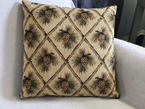 Balsam Tapestry Pillow Pinecone