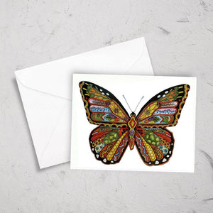 Monarch Butterfly Note Card