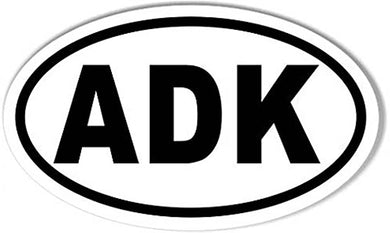 Oval ADK Stickers