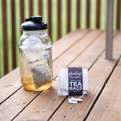Organic Sun Tea Bags: Set of 2 - Linen