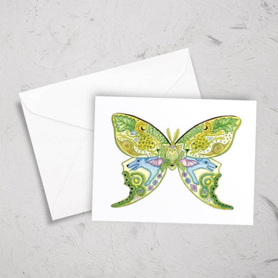 Luna Moth Note Card