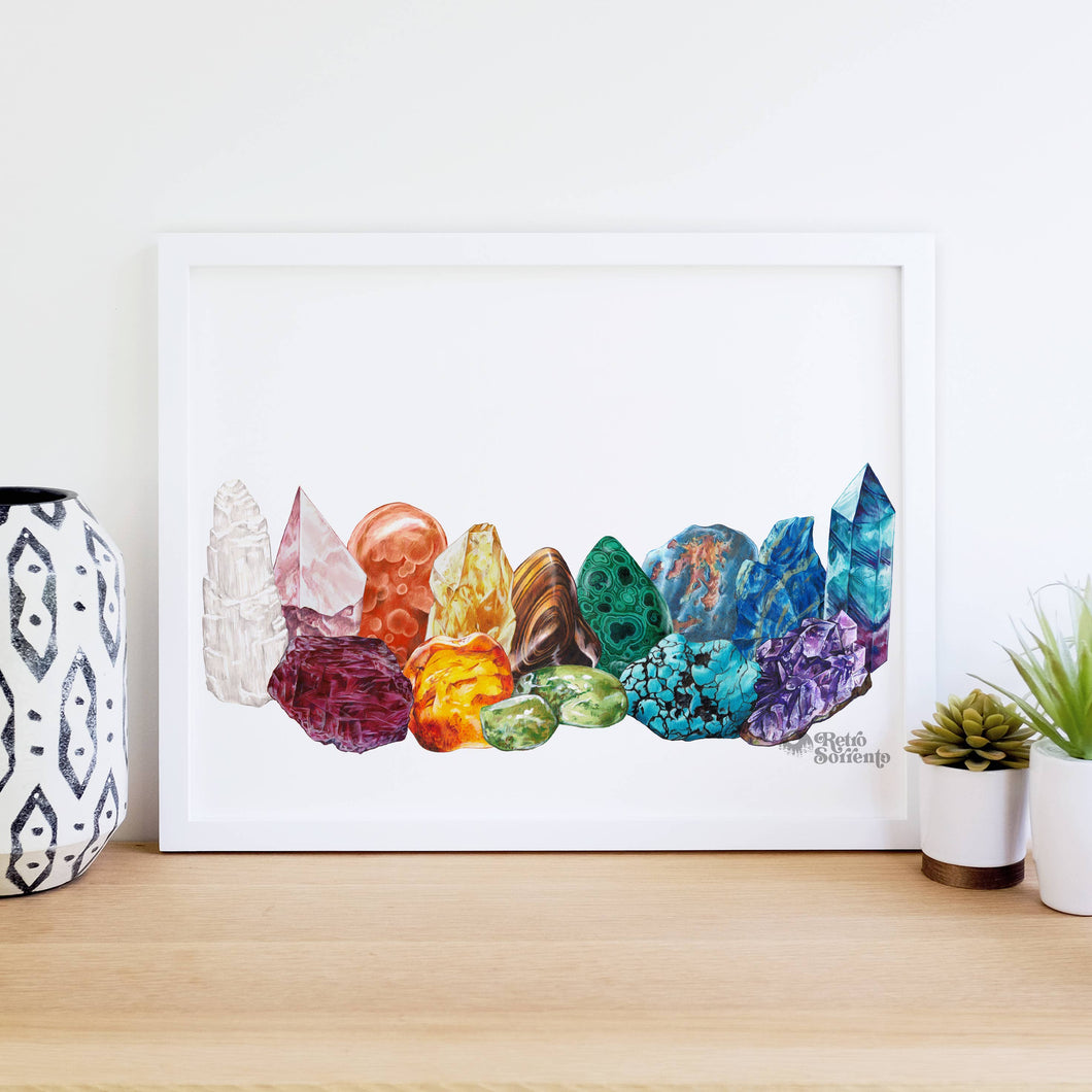 Crystal Rainbow Art Print