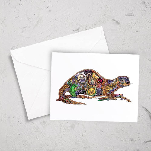 River Otter Note Card