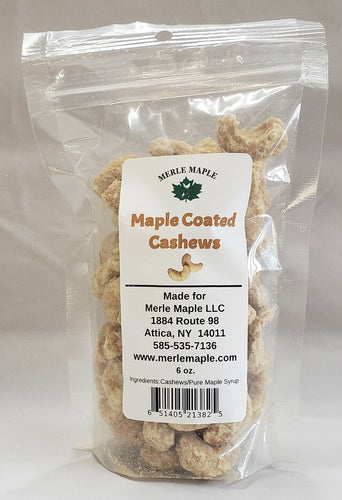 6oz Maple Cashews