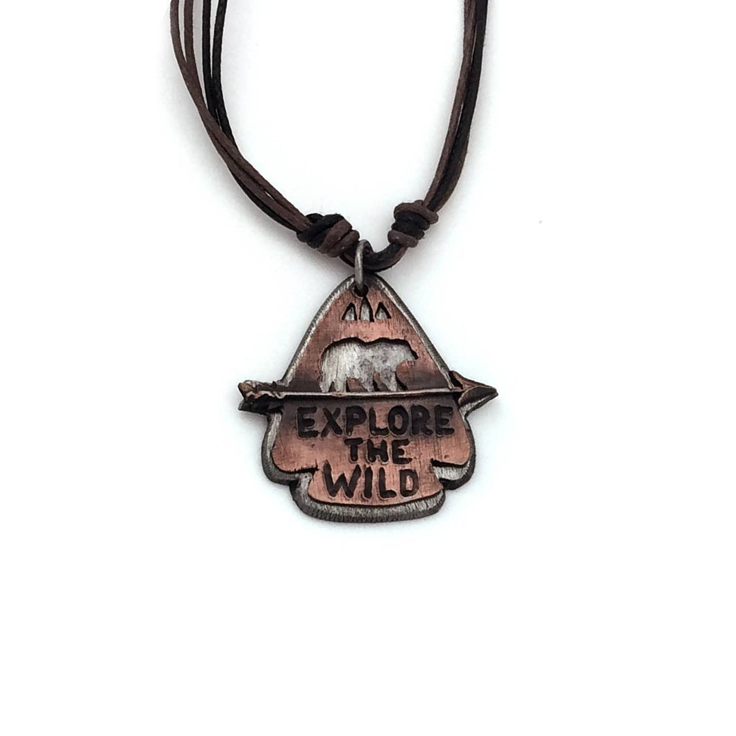 Pewter Necklace - Explore the Wild