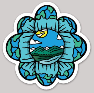 Mountain Flower Sticker