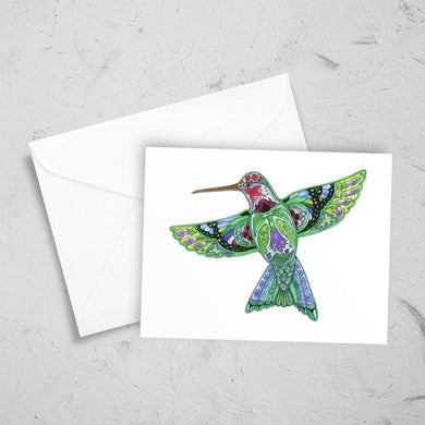 Hummingbird Note Card