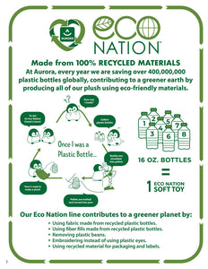 Eco Nation Recycled Plush Toys