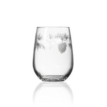 Load image into Gallery viewer, Icy Pine Stemless Wine Glass