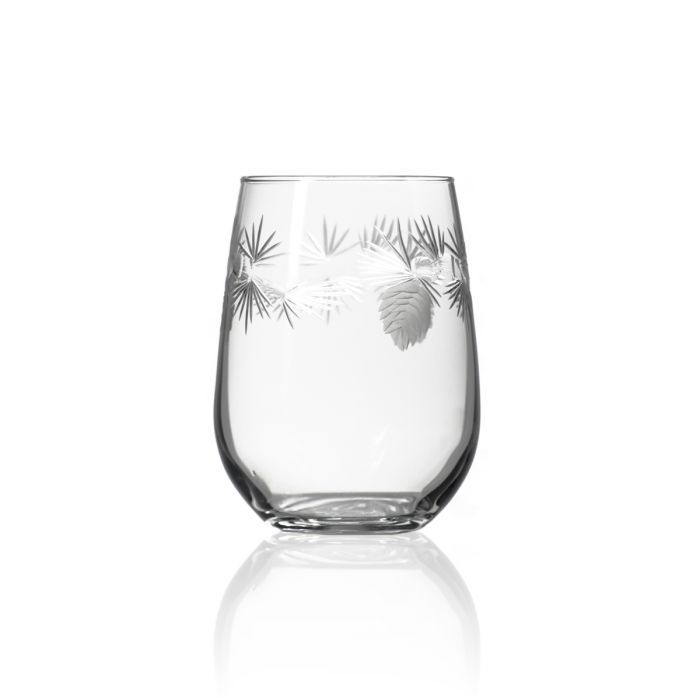 Icy Pine Stemless Wine Glass