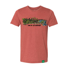 Load image into Gallery viewer, Men&#39;s (unisex) Panorama Wild Center T Shirt