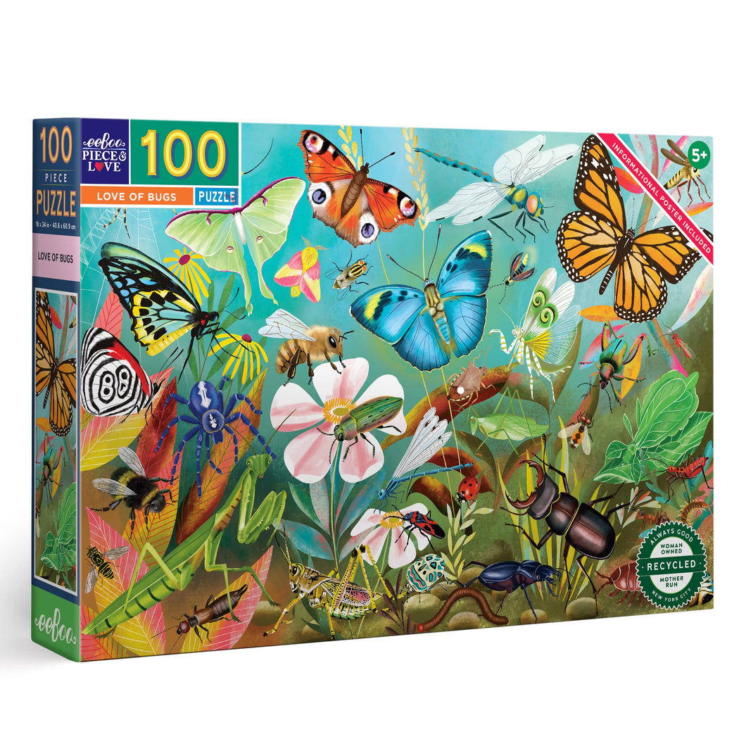 Love of Bugs 100 Piece Puzzle