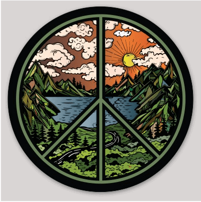 Peace Sign Sticker