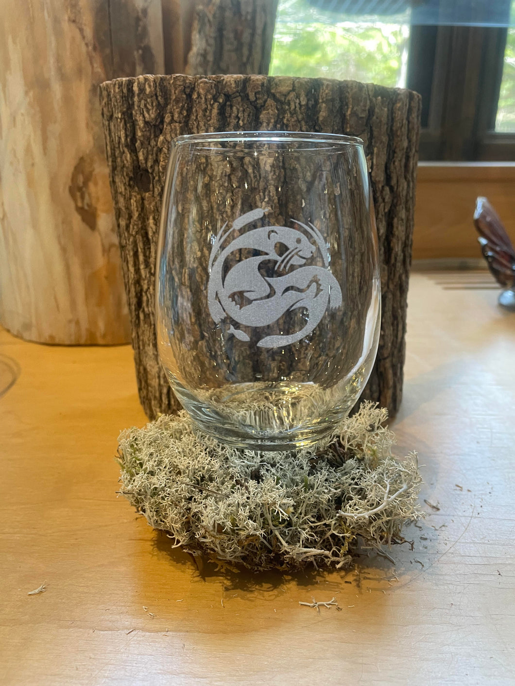 Etched 15oz Stemless Wineglass