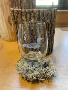 Etched 15oz Stemless Wineglass